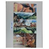 NATIVE AMERICAN PRINTS ISSUED IN 1961 BY PONTIAC -