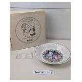 COUNTRY KIDS PIE PLATE WITH RECIPE COLLECTIBLE