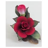 FINE BISQUE PORCELAIN ROSE FIGURINE