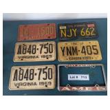 VINTAGE LICENSE PLATES