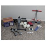 ASSORTED EXERCISE EQUIPMENT