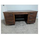 JOFCO MID CENTURY WOODEN EXECUTIVE DESK -  THIS DE