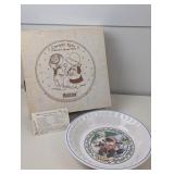 COUNTRY KIDS PIE PLATE WITH RECIPE COLLECTIBLE