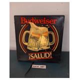 BUDWEISER LIGHTED SIGN