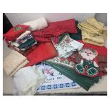 CHRISTMAS HAND TOWELS, TABLE CLOTHS, PLACEMATS AND