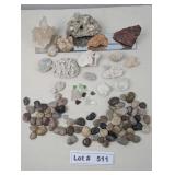 ROCK COLLECTION AND SEA GLASS