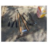 BOW SAWS, CLIPPER, HATCHET, MACHET, AND HEDGE TRIM
