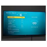 HISENSE ROKU TV WITH WALL MOUNT AND REMOTE