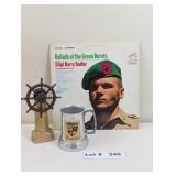 BALLADS OF THE GREEN BARETS, AVON SHIPS WHEEL COLO