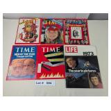 TIME MAGAZINE COLLECTION AND 1973 LIFE YEAR IN PIC
