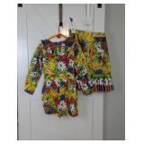 VINTAGE HAND MADE DRESS AND MATCHING APRON