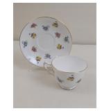 STAFFORDSHIRE ENGLAND CROWN FINE BONE CHINA CUP AN