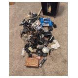 ASSORTED ELECTRICAL CONNECTIONS AND EQUIPMENT - AN