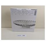 5TH AVENUE CRYSTAL LARGE SERVING DISH