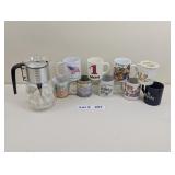VINTAGE CORY DGPL-4 GLASS STOVE TOP COFFEE PERCOLA
