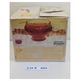 8 1/2 QT PUNCH BOWL, 8 CUPS AND HOOKS - NO LADLE
