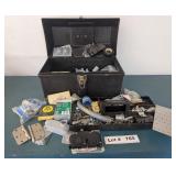 TUFF BOX TOOL BOX WITH ASSORTED HARDWARE