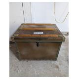 ANTIQUE STEAMER  TRUNK