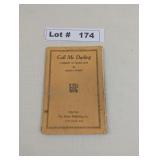 1946 "CALL ME DARLING" A COMEDY IN THREE ACTS BY