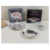 SILVER PLATED SERVING PLATES