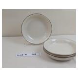 LENOX COSMOPOLITAN COLLECTION "MAYWOOD" - 4 SOUP