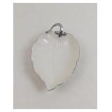 LENOX WOODLEAF DISH PLATINUM