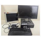MONITORS, KEY BOARD, AND RIGHTSCRIBE DVD/CD WRITER