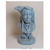 PLASTER NATIVE INDIAN BUST
