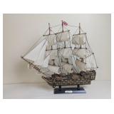 LARGE HMS VICTORY SAILING SHIP REPLICA