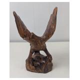 WOODEN CARVED EAGLE
