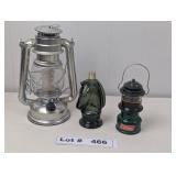 BATTERY LAMP, AVON KNIGHT BOTTLE, AVON COLEMAN LAN