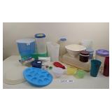 TUPPERWARE AND RUBBERMAID CONTAINERS, BOWLS, TRAVE