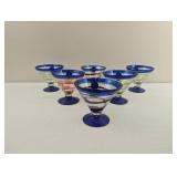 VINTAGE KOSTA BODA MARTINI ART GLASSES - RESERVE $