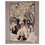 LED ZEPPLIN POSTER AND ALBUM BOOKLET