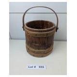 ANTIQUE WOODEN BUCKET