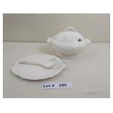 SOUP TOUREEN AND SERVING PLATE