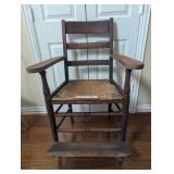 CIRCA 1880 ANTIQUE BILLARDS CHAIR - RESERVE $100