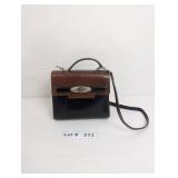 BRIGHTON BLACK AND BROWN LEATHR PURSE/BAG