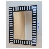 CLASSIC EBONY AND IVORY WALL MIRROR