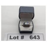 JEWELRY - SILVER/OPAL/ MOTHER OF PEARL RING, SILVE