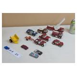 VINTAGE DIE-CAST CARS AND TRUCKS