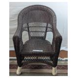 WICKER PATIO CHAIR