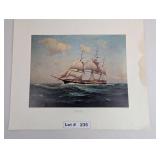 1964 PRINT OF "FLYING CLOUD" BY WARREN SHEPPARD