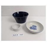 ASSORTED STONEWARE BOWLS