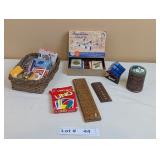 VINTAGE CARD GAMES AND RUBIC CUBE