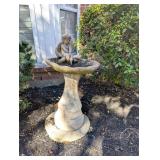 ANGEL GARDEN BIRDBATH