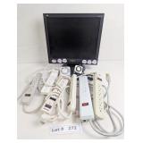 VIEWSONIC MONITOR, POWER STRIPS, AND TIMERS