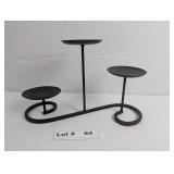 THREE TIER METAL CANDLE HOLDER