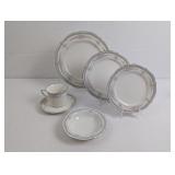 NORITAKE IVORY CHINA "ROTHSCHILD" 1 PLACE SETTIN