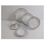 NORITAKE IVORY CHINA "ROTHSCHILD" 1 PLACE SETTIN
